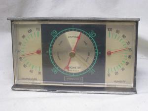 Vintage Springfield Desktop Weather Station Gauge