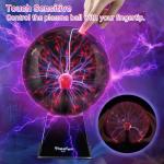 8-Inch Touch-Sensitive Plasma Ball Lamp