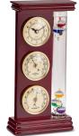 Analog Weather Station with Thermometer and Clock