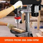 15-Inch Benchtop Drill Press with Copper Motor