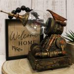 Steampunk Plasma Storm Ball Gun Accent Lamp