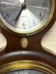 Howard Miller Weather Station with Clock and Barometer