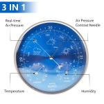 3-in-1 Indoor Weather Station with Barometer