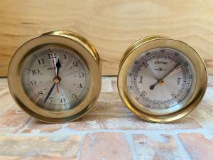 Howard Miller Ship Clock with Barometer