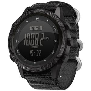 Men's Tactical Watch with Compass and Altimeter