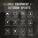 Men's Tactical Watch with Compass and Altimeter