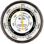 Vixen Analog Altimeter & Barometer - Black