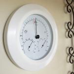 Hokco 8.5" Round Weather Station with Barometer