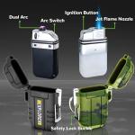 3 Pack Windproof USB Rechargeable Plasma Lighters