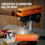 VEVOR Adjustable Benchtop Drill Press, 8-Inch