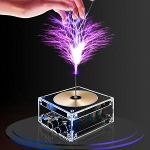 Wireless Plasma Speaker with Tesla Coil Display
