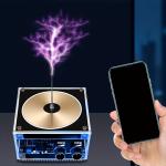 Wireless Plasma Speaker with Tesla Coil Display
