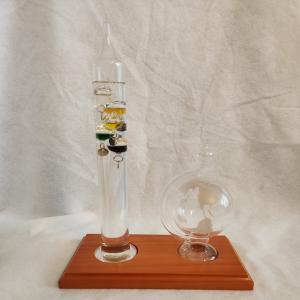 Acurite Galileo Thermometer with Glass Barometer