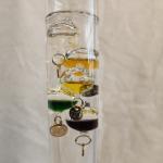 Acurite Galileo Thermometer with Glass Barometer