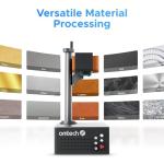 OMTech 60W MOPA Fiber Laser Engraver with Lightburn