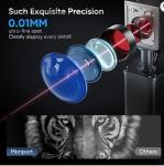 Monport 20W Fiber Laser Engraver with Rotary Axis