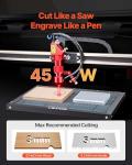 VEVOR 45W Desktop CO2 Laser Engraver Cutter