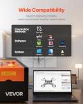 VEVOR 45W Desktop CO2 Laser Engraver Cutter