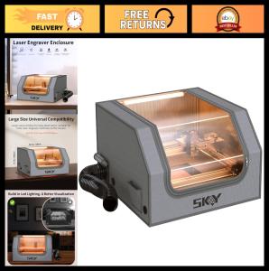 Laser Engraver Enclosure with LED & Ventilation