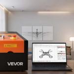 VEVOR 45W Desktop CO2 Laser Engraver Cutter