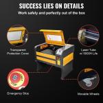 VEVOR 60W CO2 Laser Engraver and Cutter