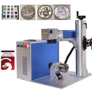 Ovsuqu 60W Fiber Laser Engraver with Rotary Axis