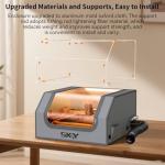 Laser Engraver Enclosure with LED & Ventilation