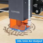 16W Adjustable Speed Air Assist Pump for Engraving