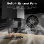 OMTech 55W Desktop CO2 Laser Engraver Cutter