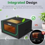 Laser Engraver Enclosure with LED Light and Fan