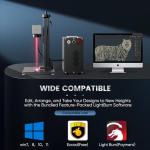 Monport 30W Fiber Laser Engraver with Rotary Axis