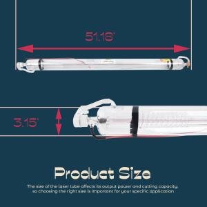 80W CO2 Laser Tube for 1300mm Engravers