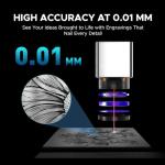 OMTech 20W Fiber Laser Engraver with Red Dot