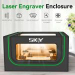 Laser Engraver Enclosure with LED Light & Fan