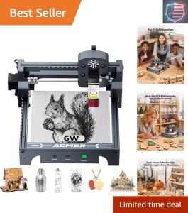 Compact 6000mW Desktop Laser Engraving Machine