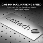 OMTech 30W MOPA Fiber Laser Engraver with Rotary