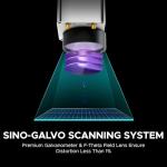 OMTech 30W MOPA Fiber Laser Engraver with Rotary