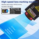 JPT 300W 2.5D Mopa Fiber Laser Marking Machine