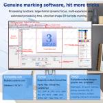JPT 300W 2.5D Mopa Fiber Laser Marking Machine