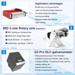 JPT 300W 2.5D Mopa Fiber Laser Marking Machine