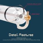 80W CO2 Laser Tube for 1300mm Engravers