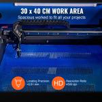 CO2 Laser Cutter Engraver with 3000W Chiller