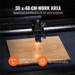 CO2 Laser Cutter Engraver with 3000W Chiller