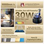 Monport 30W Fiber Laser Engraver for Metal