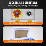 CO2 Laser Cutter Engraver with 3000W Chiller