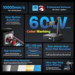 Monport 60W MOPA Fiber Laser Engraver Machine