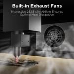 OMTech 50W CO2 Laser Engraver with Rotary Axes