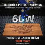 SIHAO 60W CO2 Laser Engraver and Cutter