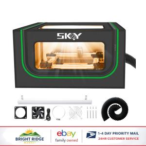 Laser Engraver Cover with Fan and LED Light