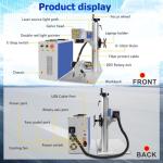 60W JPT MOPA Fiber Laser Engraver for Metal